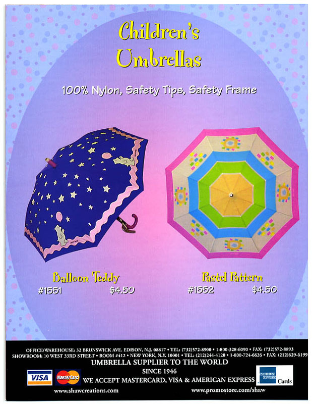 Catalogue Umbrella Co.Back